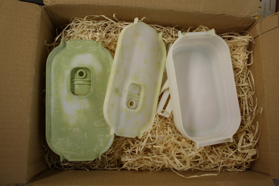 raw 3D printed model, uncoloured