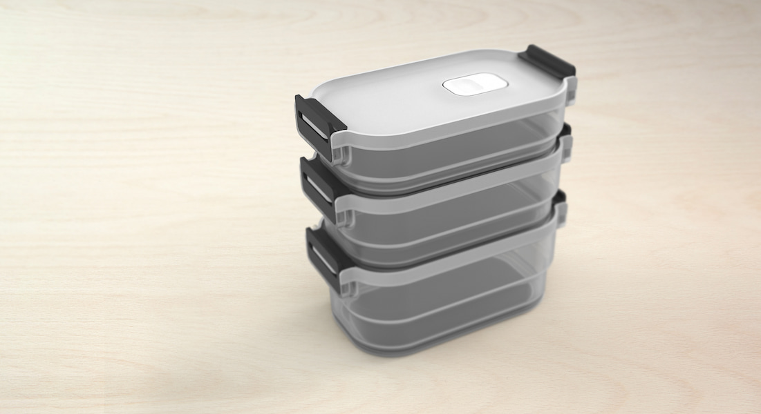 transparent lunchbox design