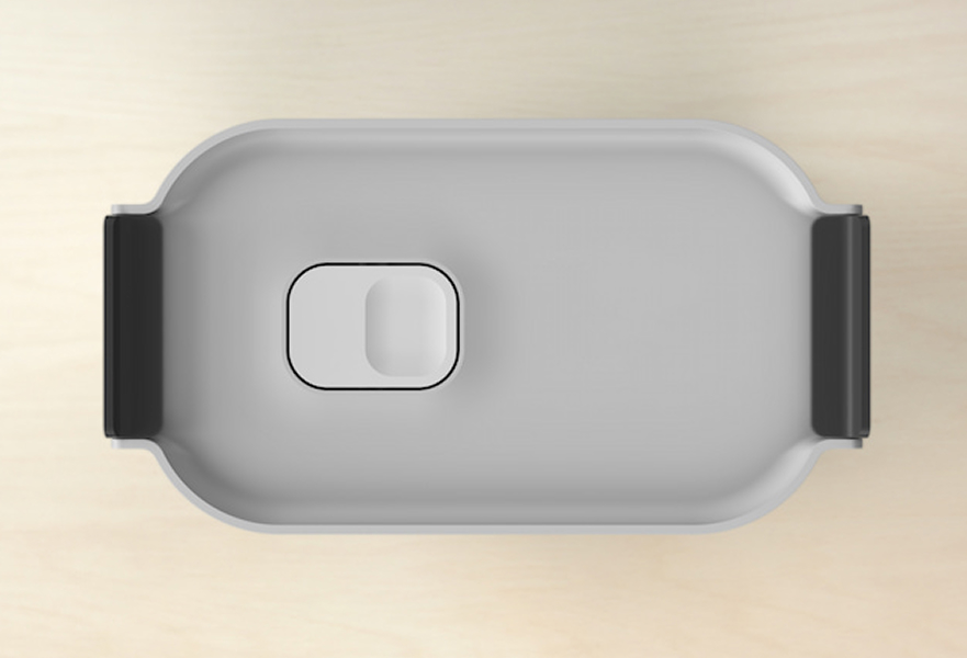 Lunchbox lid with ventil